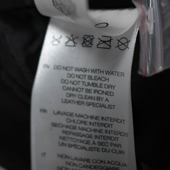 IRO Ashville Snake Embossed Leather Moto Jacket - Picture 6 of 9